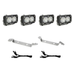 Toyota 4Runner Sport Fog Pocket Light Kit - Baja Designs - S2 Sport - Clear - `25-`27